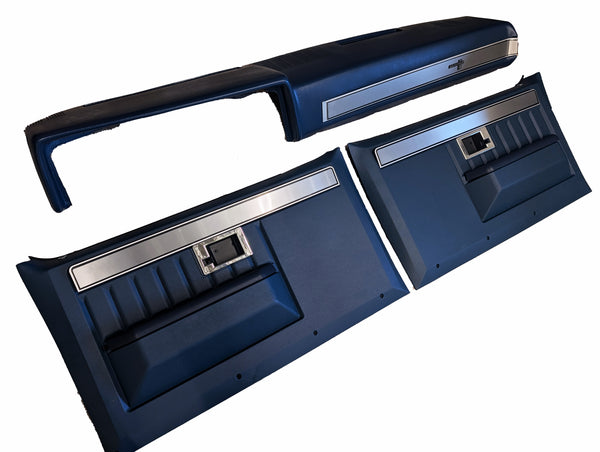 1981-1987 Chevy GMC C10 C20 C30 Squarebody Interior Kit Door Panels Dash Pad