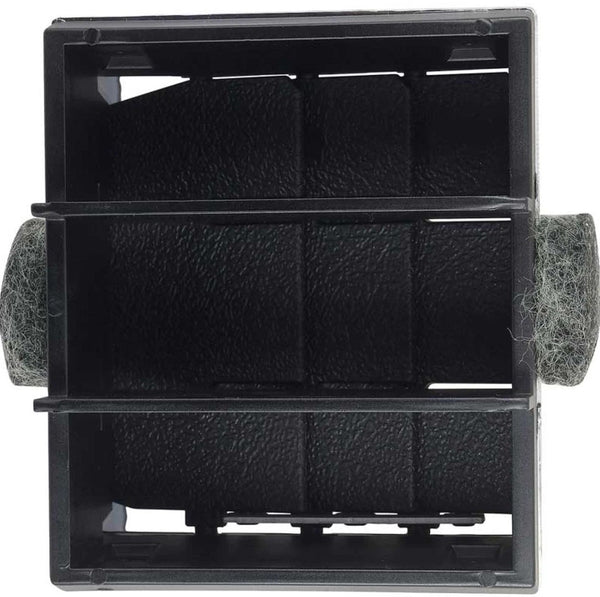 73-80 Chevy/GMC Truck Chrome/Black Dash A/C LH Lower Square & 3 Rectangle Vents