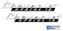 1960 "Chevrolet Apache" Truck LH & RH Fender Emblems Pair with Fasteners