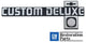 81-87 Chevy C10 Truck Dash Panel Emblem "Custom Deluxe"