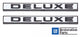 71-72 Chevy/GMC Truck LH & RH "DELUXE" Fender Emblems Pair