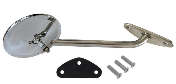 67-72 Chevy/GMC Truck Driver / Passenger Side View Stainless Door Mirrors & Arms