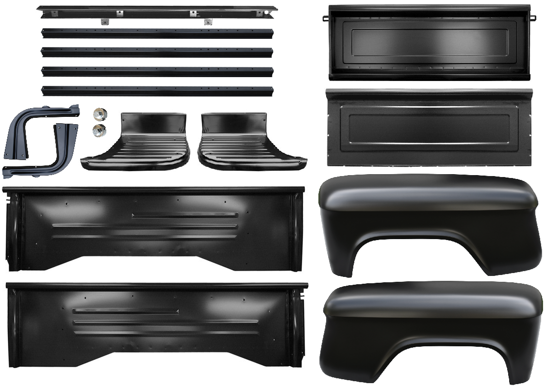 63-66 Chevy/GMC Truck Complete Short bed 6' Stepside Bed