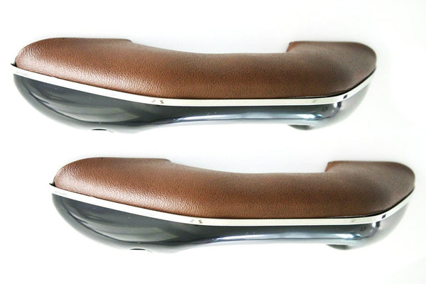 55-66 Chevy/GMC Pickup Truck LH & RH Arm Rests with Chrome Trim
