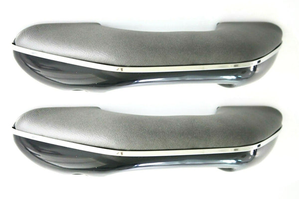 55-66 Chevy/GMC Pickup Truck LH & RH Arm Rests with Chrome Trim