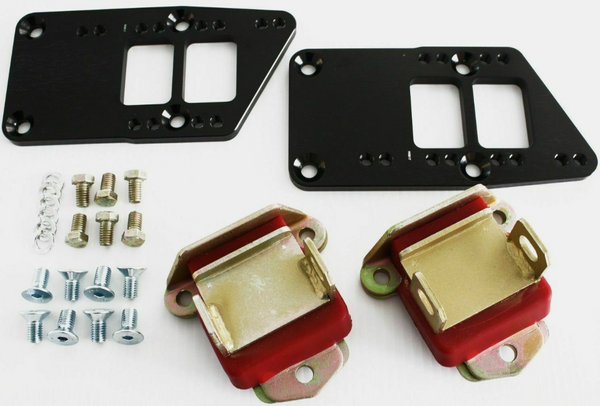 47-59 Chevy Truck LS Engine Conversion Swap Kit Motor Mounts w/ Headers