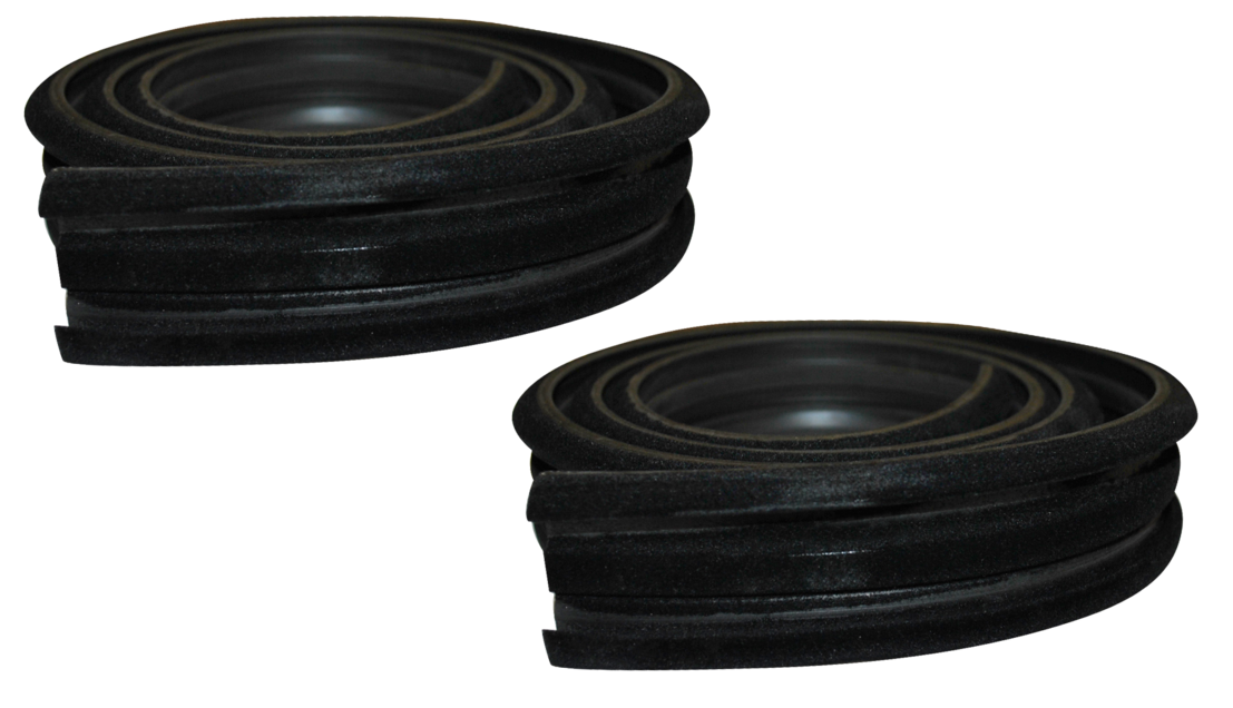 67-72 Chevy/GMC Door Glass Run Channel Weatherstrip 2-PC Window Seal Left & Right Side