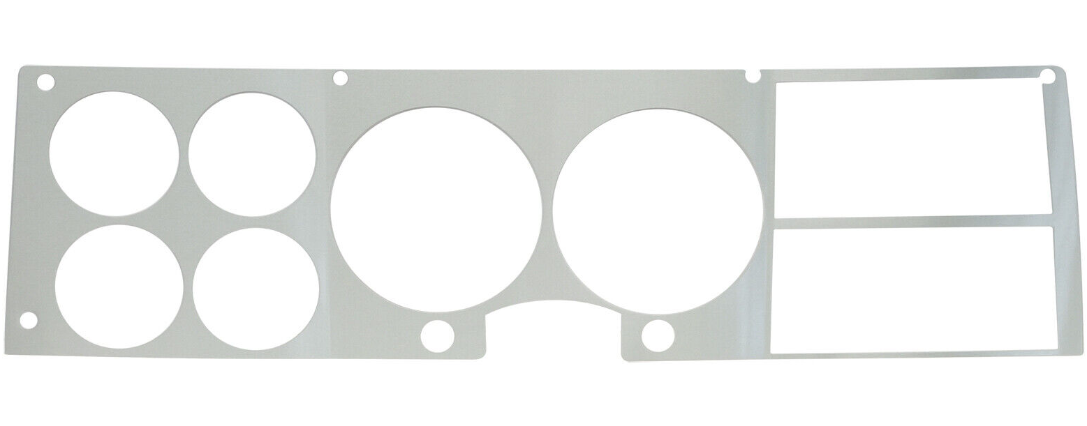 81-87 Chevy/GMC C10 Truck Dash Bezel Brushed Aluminum Applique Insert