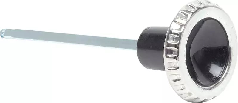 60-63 Chevy/GMC Truck Chrome/Black Headlight Switch Dash Knob with Rod