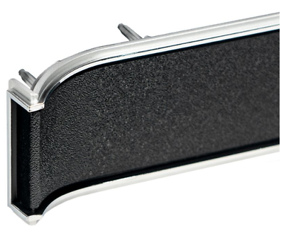 81-87 Chevy/GMC C10 Truck Black and Silver Dash Molding Trim with A/C