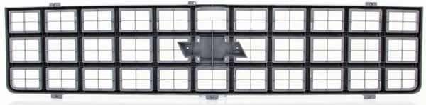 1980 Chevy C10 Truck Premium OE Style Argent Gray Grille with Foil Emblem