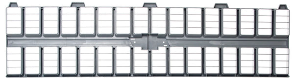 81-82 Chevy C10 Truck Premium OE Style Argent Gray Grille with Emblem Provision