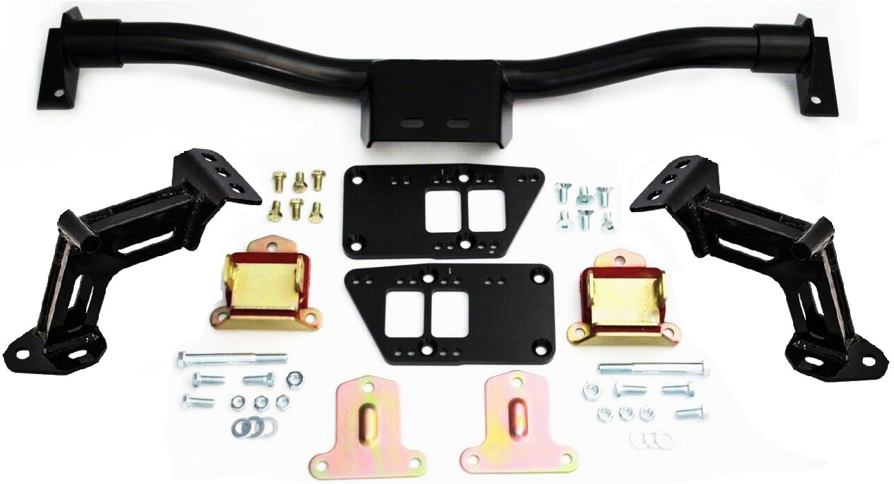 1968-1972 Chevy Truck LS Engine Conversion Motor Mounts w/ Trans Crossmember
