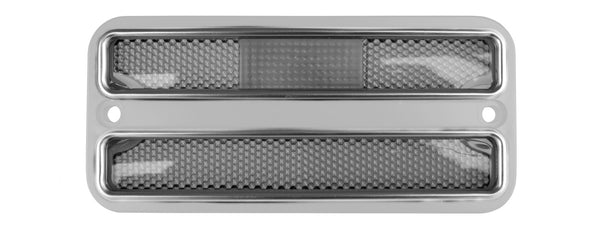 68-72 Chevy GMC Truck Replacement Side Marker Light Stainless Trim (Only Trim)