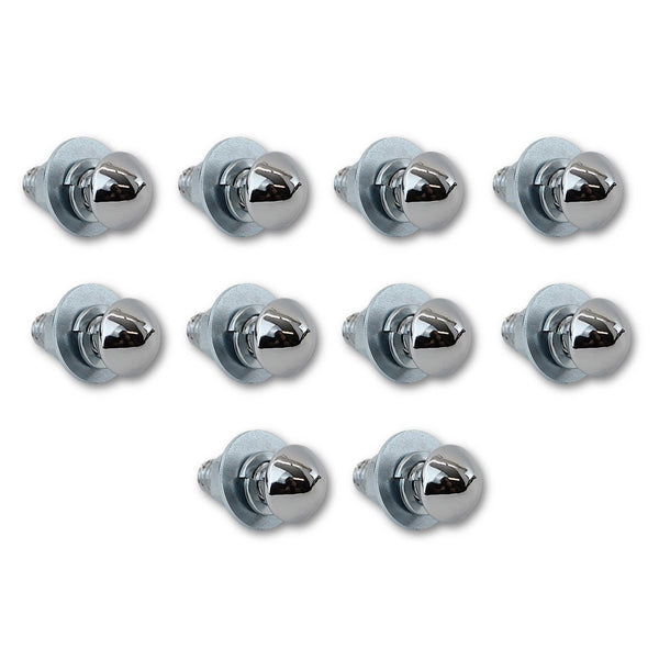 47-87 Chevy/GMC C10 Truck High Dome Polished Stainless Rear Bumper Bolts