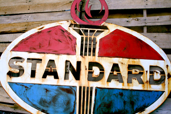 Standard Oil Garage Sign Large Wall Petroleum Plasma Art Garage Art