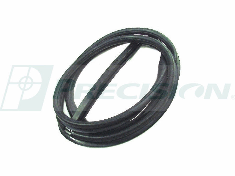 47-53 Chevy Truck 2-PC Windshield Gasket Weatherstrip Seal w/ Chrome Trim Groove
