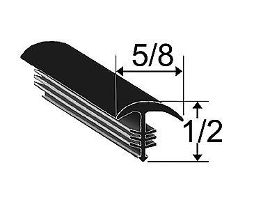 82-93 Chevy/GMC S10 Truck Font Windshield Glass Surround Trim Reveal Molding