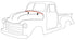 47-54 Chevy/GMC Truck Hood to Cowl Seal Weatherstrip
