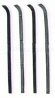 55-59 Chevy Truck Door Beltline Molding Weatherstrip Window Seal Kit