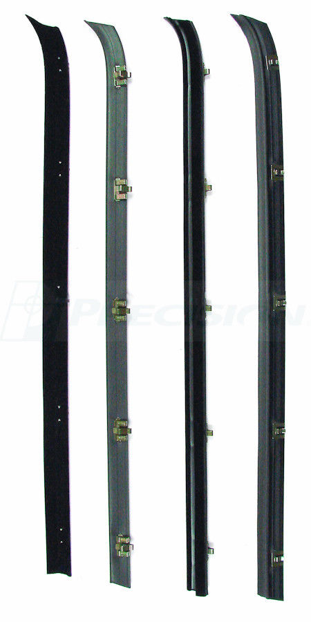 73-80 Chevy Truck Door Beltline Weatherstrip Window Seal Kit without Vent Window