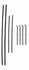 60-63 Chevy Door Beltline Molding Glass Run Channel Window Seal Kit / Metal Frame
