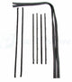 67-72 Chevy Truck Door Beltline Glass Run Channel Weatherstrip Window Seal Kit
