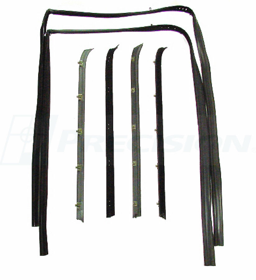 81-87 Chevy Truck Door Gaskets & Beltline Molding Channel Weatherstrip Seal Kit