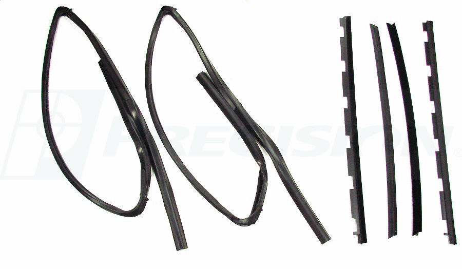 88-99 Chevy Truck Beltline Molding Glass Run Channel Weatherstrip Seal Kit