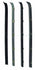 73-80 Chevy/GMC Crew Cab Truck/Suburban Rear Door Beltline Window 4-PC Seal Kit