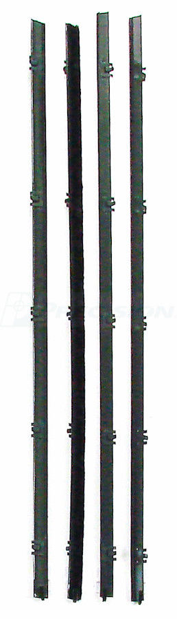 73-80 Chevy Truck/Suburban Rear Door Beltline Molding Glass Run Window Seal Kit