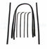 67-70 Ford F100 Truck Door Black Beltline Glass Run Channel Weatherstrip Window