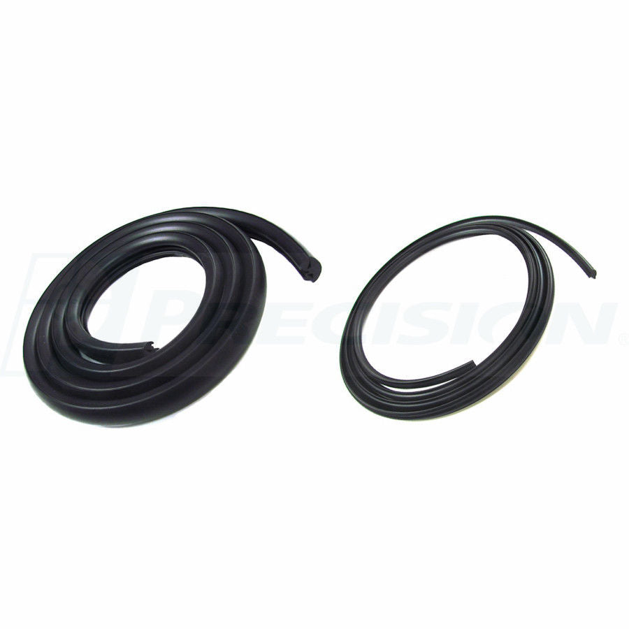 42-66 Chevy Truck Back Rear Window Glass Gasket Rubber Seal w/ Black Lockstrip