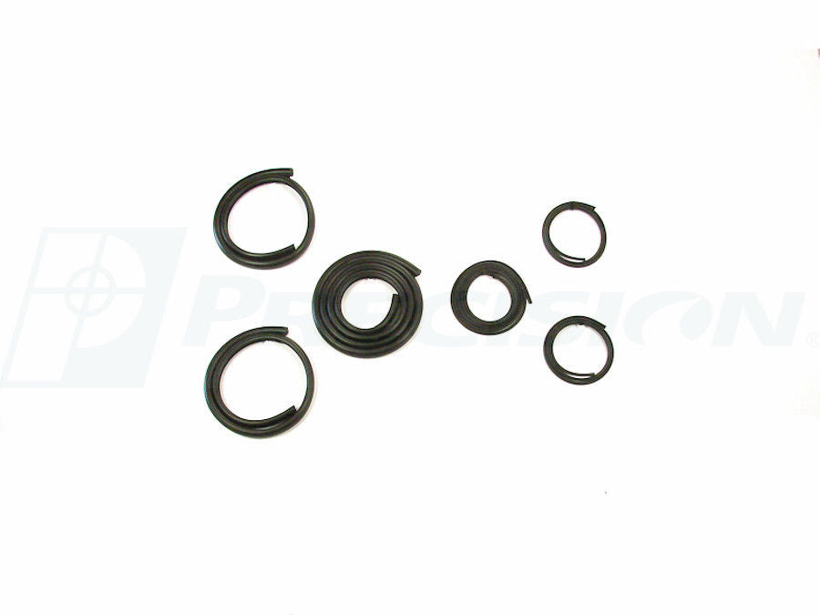 47-54 Chevy/GMC Truck Back Rear 3 Window Glass Gasket Rubber Seal w/ Black Trim