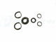 47-54 Chevy/GMC Truck Back Rear 3 Window Glass Gasket Rubber Seal w/ Black Trim