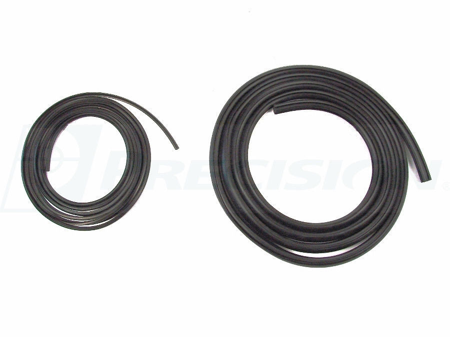 55-66 Chevy/GMC Truck Back Rear Window Glass Gasket Rubber Seal w/ Black Trim
