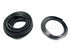 55-66 Chevy/GMC Truck Back Rear Window Glass Gasket Rubber Seal w/ Chrome Trim