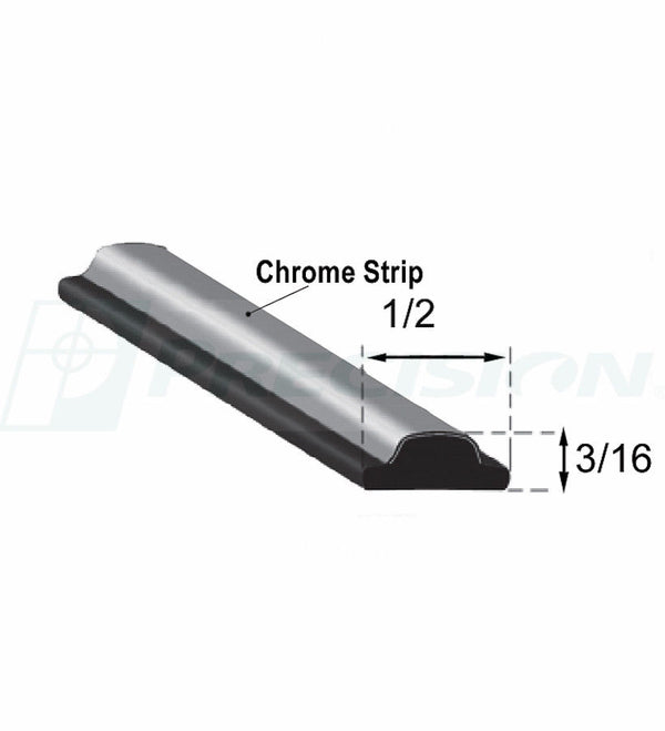 77-79 Ford F-100 F-150 Truck Glass Gasket Seal Chrome Lockstrip Window Kit F250