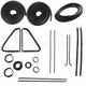 54-55 Chevy Truck Complete 5-Window Kit Door Gaskets Glass Weatherstrip Beltline