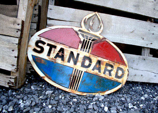 Standard Oil Garage Sign Large Wall Petroleum Plasma Art Garage Art