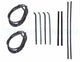55-59 Chevy Truck Door Gaskets & Beltline Molding Channel Weatherstrip Seal Kit