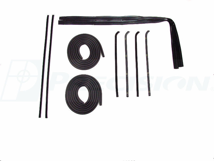 64-66 Chevy Truck Door Gaskets & Beltline Molding Channel Weatherstrip Seal Kit