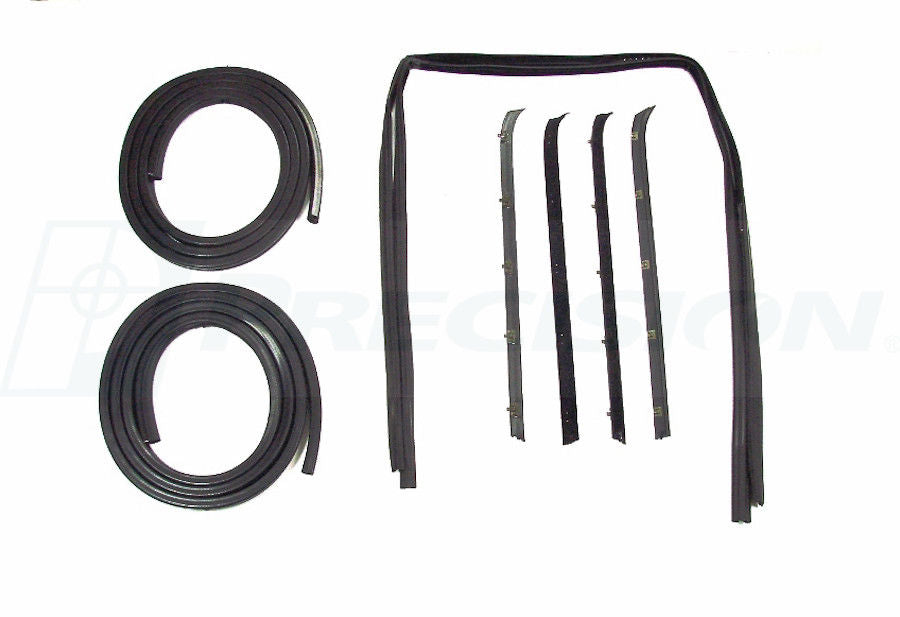 81-86 Chevy Truck Door Gaskets & Beltline Molding Channel Weatherstrip Seal Kit