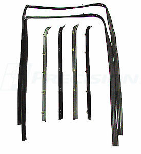 82-93 Chevy S10 Truck Door Beltline Molding Weatherstrip gasket Seal Kit