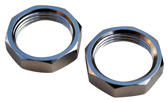 47-59 Chevy/GMC C/K Truck Chrome Wiper Arm Retainer Nuts Pair