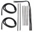 73-80 Chevy Suburban / 4 Door Truck Rear Gaskets /Beltline Weatherstrip Seal Kit