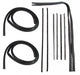 73-80 Chevy Suburban / 4 Door Truck Rear Gaskets /Beltline Weatherstrip Seal Kit
