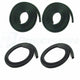 60-61 Chevy C10 Truck Door Gaskets Rubber 4-PC Kit Weatherstrip Seals