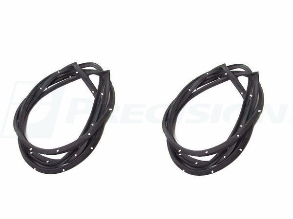 55-59 Chevy Truck Door Gaskets Weatherstrip Seal Kit w/ Clips