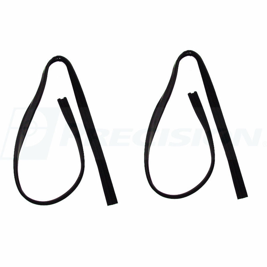 73-79 Ford Truck Door Glass Run Channel Weatherstrip Window Seal 4-PC Kit Bronco